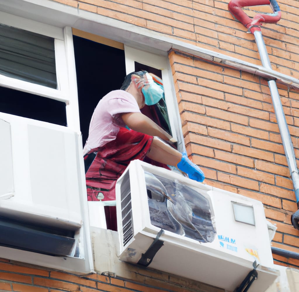 Servicio de desinfección de aires acondicionados 09